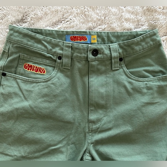 Empyre Jeans Sage Green Size 28 - Picture 2 of 7